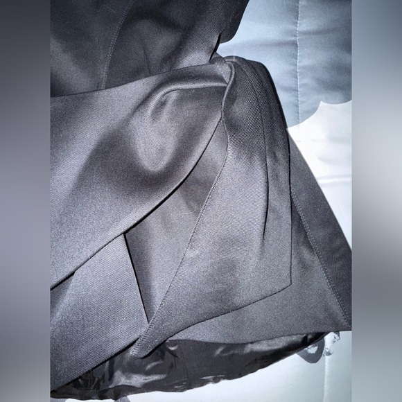 BNWT H&M Mugler wool draped dress size L - Picture 7 of 8